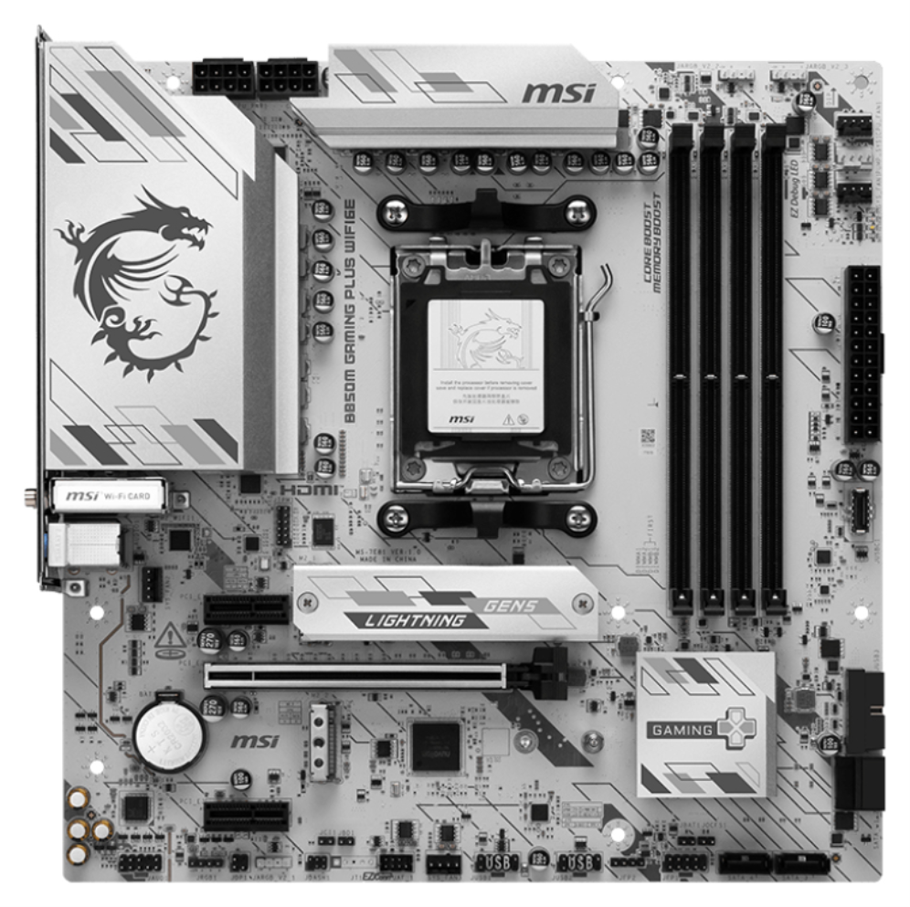 MSI B850M GAMING PLUS WIFI6E AMD B850 Zócalo AM5 micro ATX