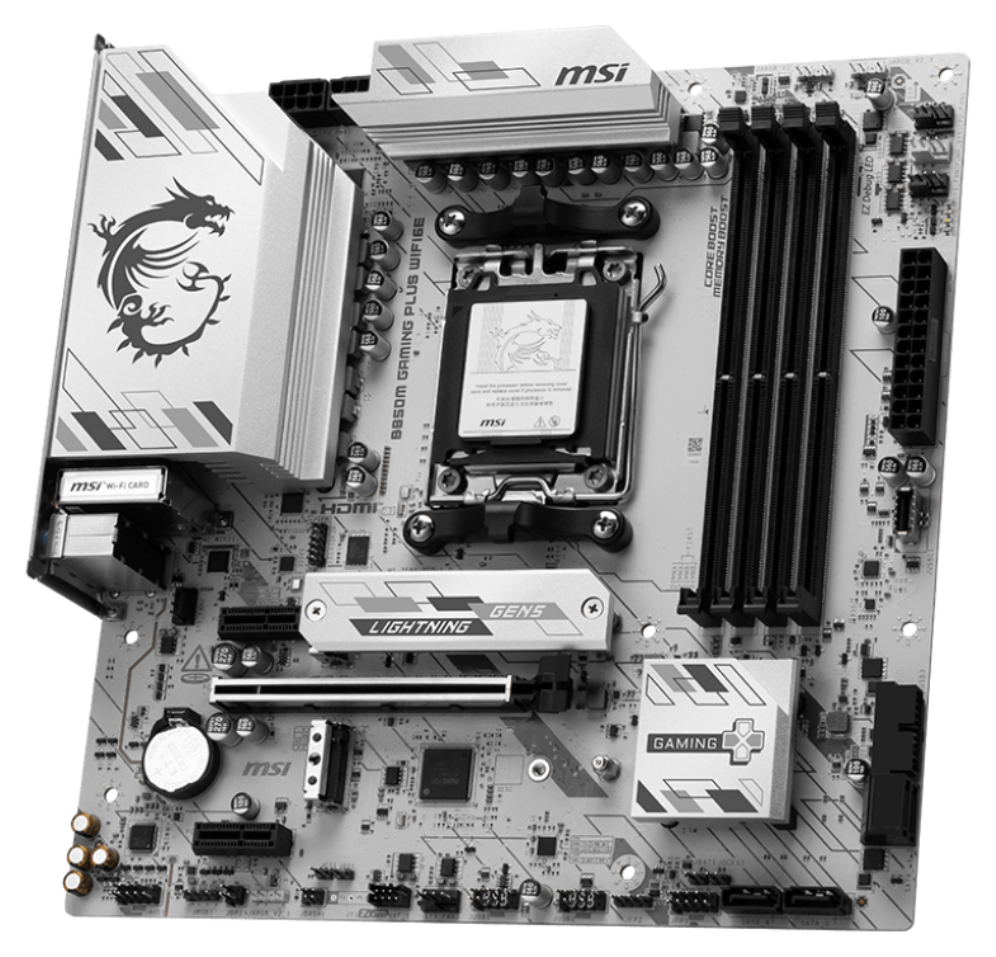 MSI B850M GAMING PLUS WIFI6E AMD B850 Zócalo AM5 micro ATX