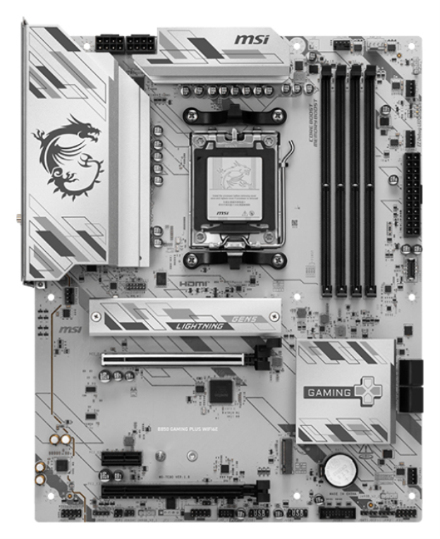 MSI B850 GAMING PLUS WIFI6E placa base AMD B850 Zócalo AM5 ATX