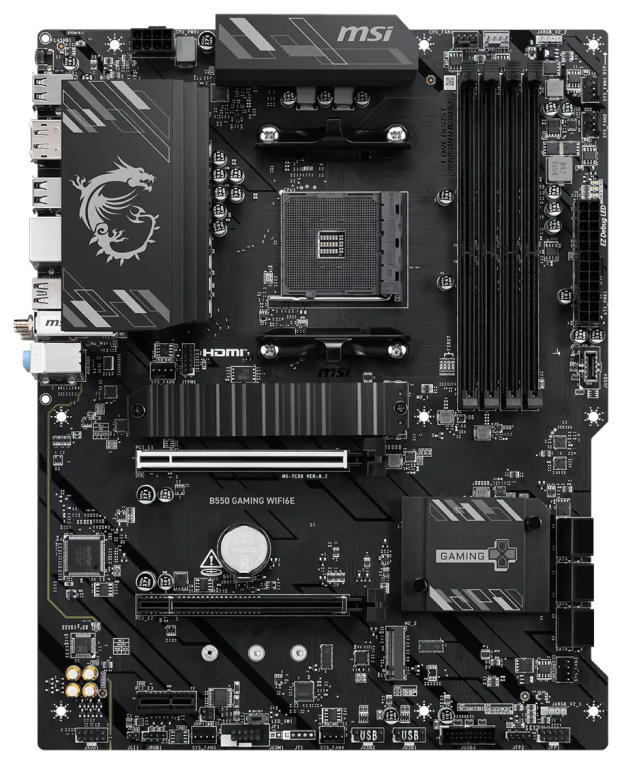 MSI B550 GAMING WIFI6E placa base AMD B550 Zócalo AM4