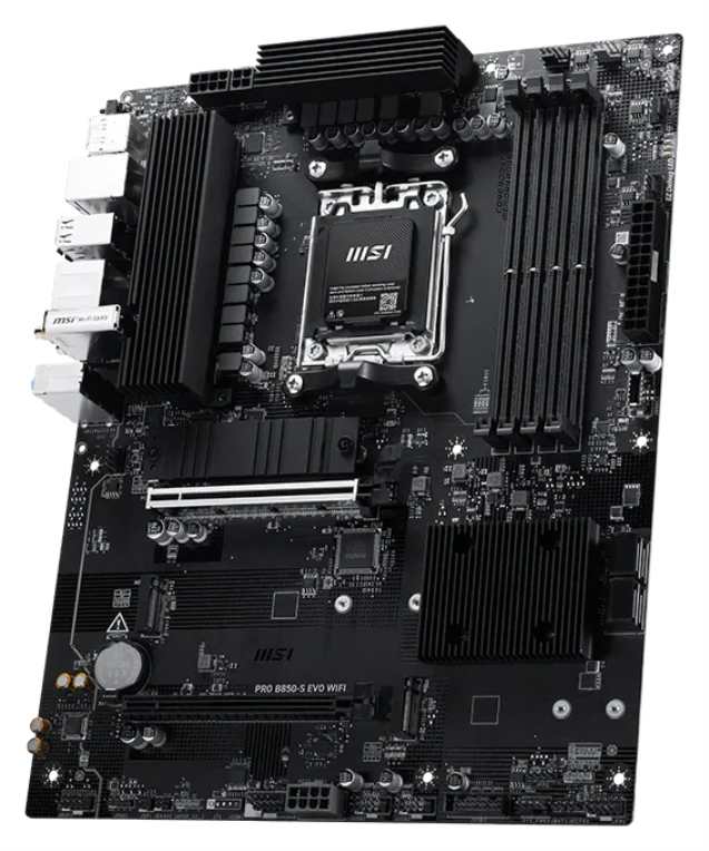 MSI PRO B850-S EVO WIFI placa base AMD B850 Zócalo AM5 ATX