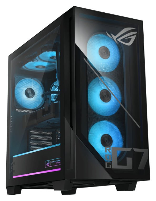 ASUS ROG G700TF-7265KF1240 - Sobremesa Gaming de (Intel Core Ultra 7 265KF, 32GB RAM, 1TB SSD, NVIDIA RTX 5070 12GB, Sin Sistema Operativo) Negro
