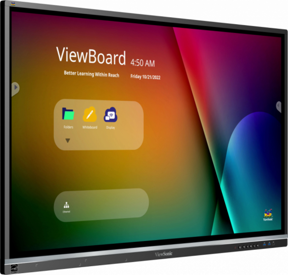 Viewsonic IFP5550-5 pizarra blanca interactiva 139,7 cm (55") 3840 x 2160 Pixeles Pantalla táctil Negro HDMI