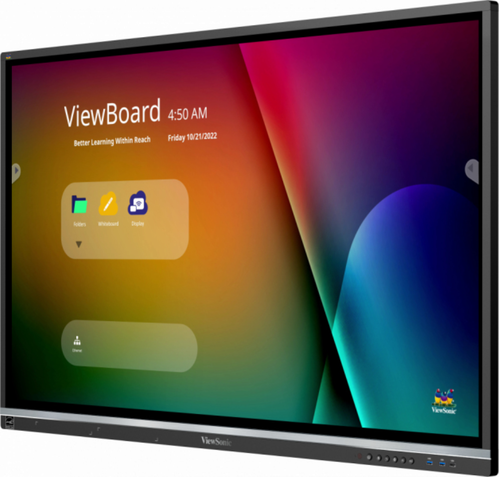 Viewsonic IFP5550-5 pizarra blanca interactiva 139,7 cm (55") 3840 x 2160 Pixeles Pantalla táctil Negro HDMI