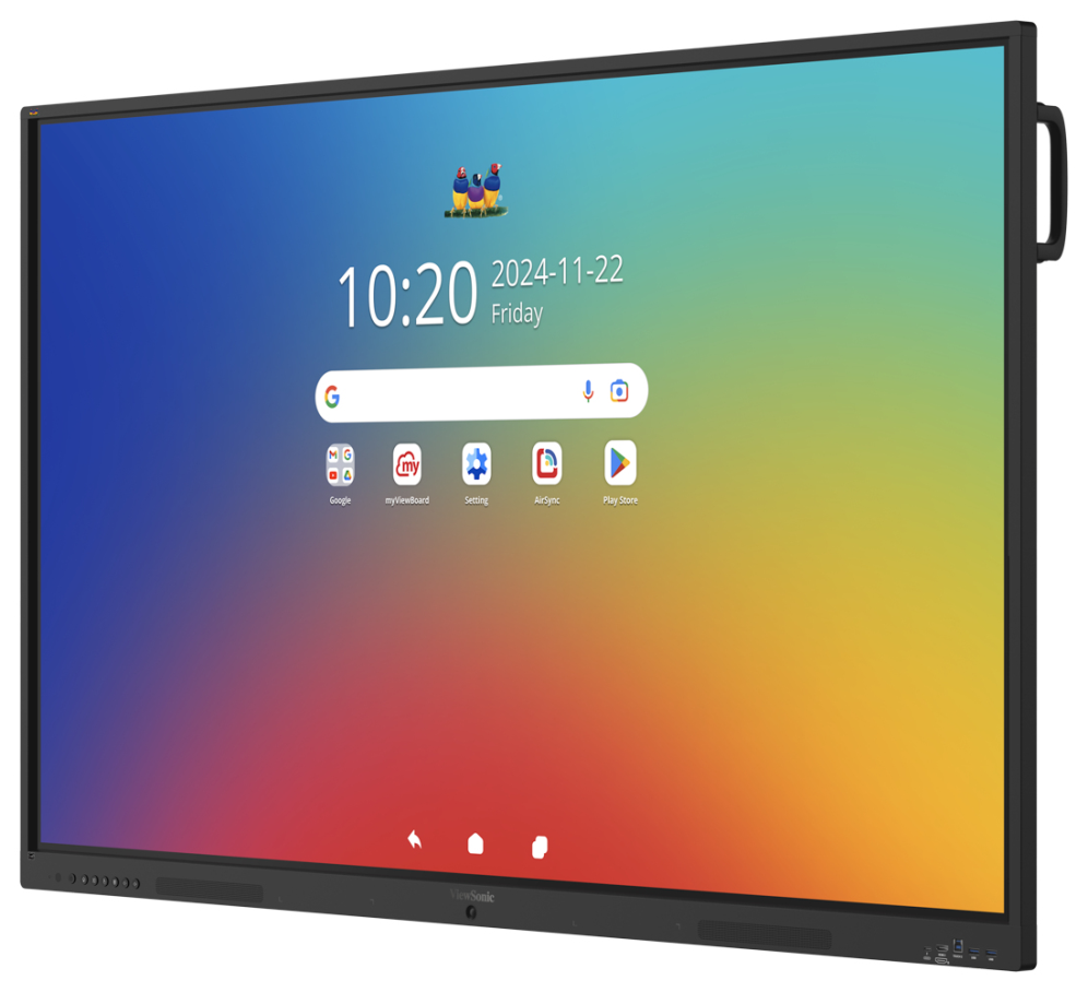 Viewsonic IFP 65IN 4K ANDROID 16 EDLA 64 pizarra blanca interactiva 165,1 cm (65") 3840 x 2160 Pixeles Pantalla táctil