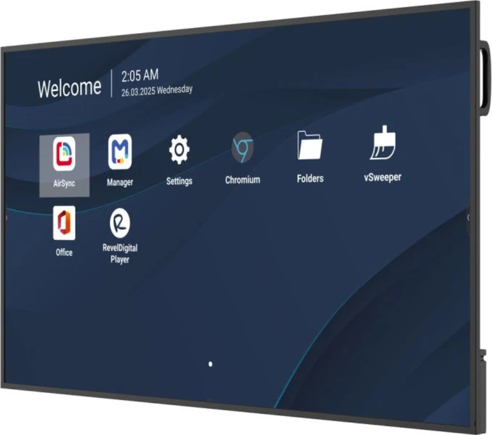 Viewsonic CDE6514-2C pantalla de señalización Pantalla plana para señalización digital 165,1 cm (65") LCD Wifi 500 cd / m² 4K Ultra HD Negro Procesador incorporado Android 14 24/7