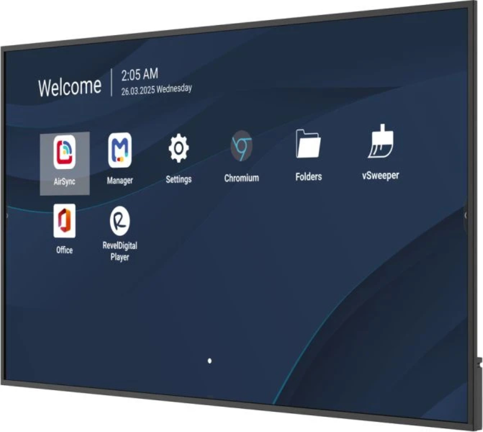 Viewsonic CDE7514-2C pantalla de señalización Pantalla plana para señalización digital 190,5 cm (75") LCD Wifi 500 cd / m² 4K Ultra HD Negro Procesador incorporado Android 14 24/7
