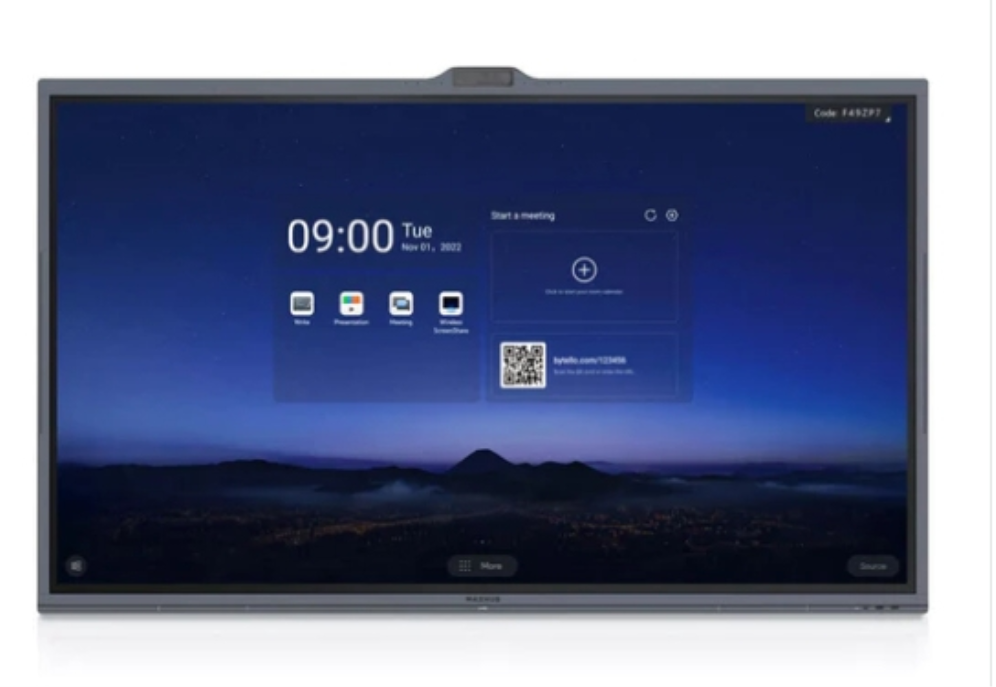 MAXHUB V6530 pantalla para sala de reuniones 165,1 cm (65") 3840 x 2160 Pixeles LED Negro