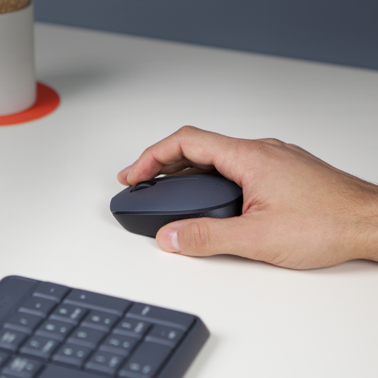 Logitech M170 ratón Oficina Ambidextro RF inalámbrico Óptico 1000 DPI