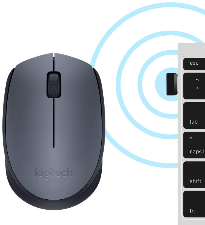 Logitech M170 ratón Oficina Ambidextro RF inalámbrico Óptico 1000 DPI