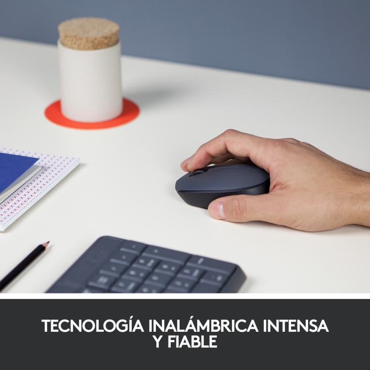 Logitech M170 ratón Oficina Ambidextro RF inalámbrico Óptico 1000 DPI