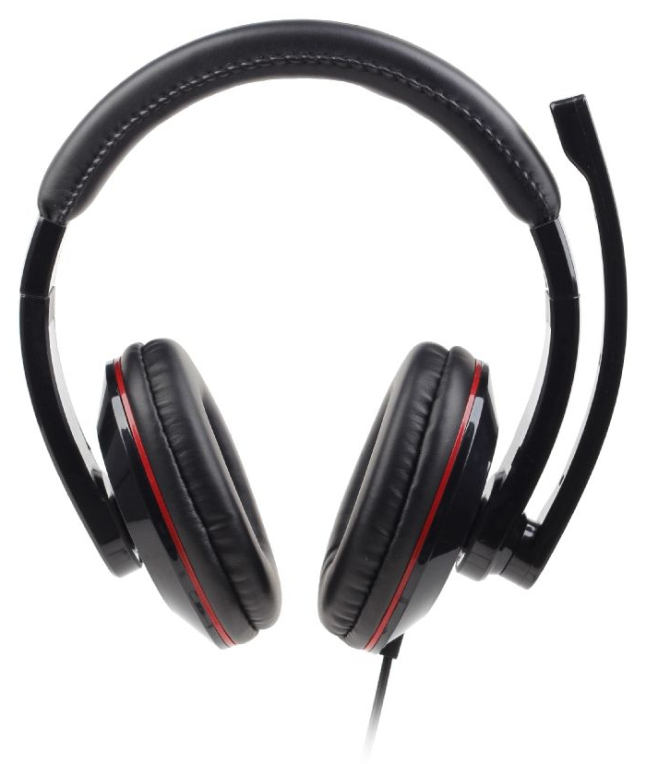 Gembird MHS-U-001 auricular y casco Auriculares Alámbrico Diadema Llamadas/Música Negro