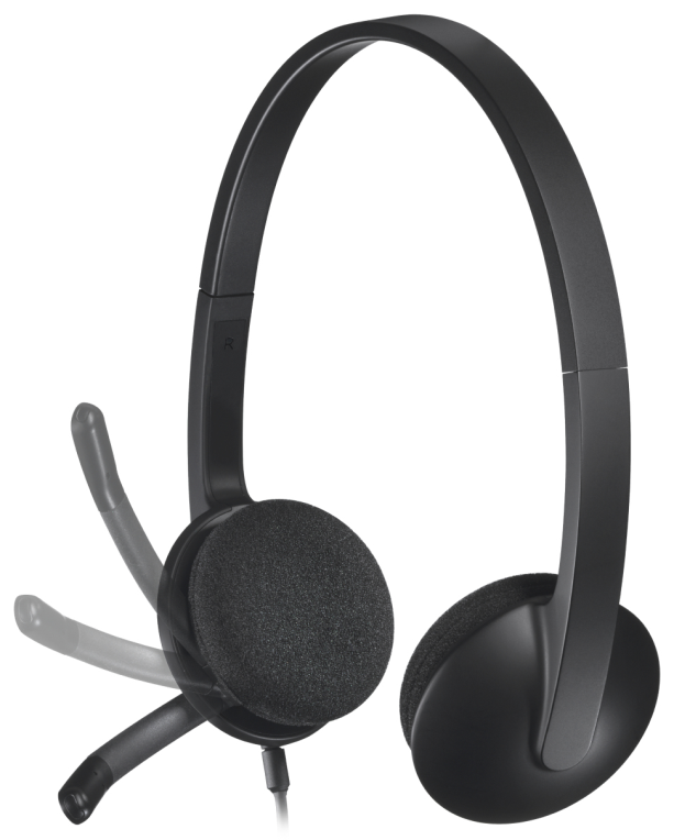 Logitech H340 USB Auriculares Alámbrico Diadema Oficina/Centro de llamadas USB tipo A Negro