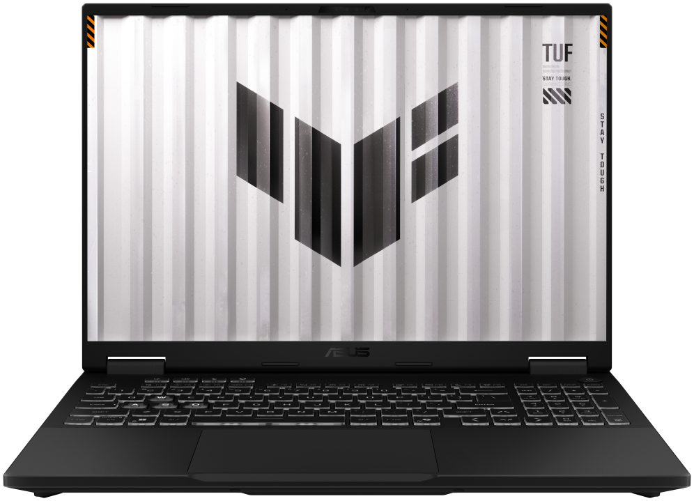 ASUS TUF Gaming F16 TUF608JPR-QT187 - Ordenador Portátil Gaming de 16" WQXGA 165Hz (Intel Core i7-14650HX, 16GB RAM, 1TB SSD, RTX 5070 8GB, Sin Sistema Operativo) Gris Jager - Teclado QWERTY español