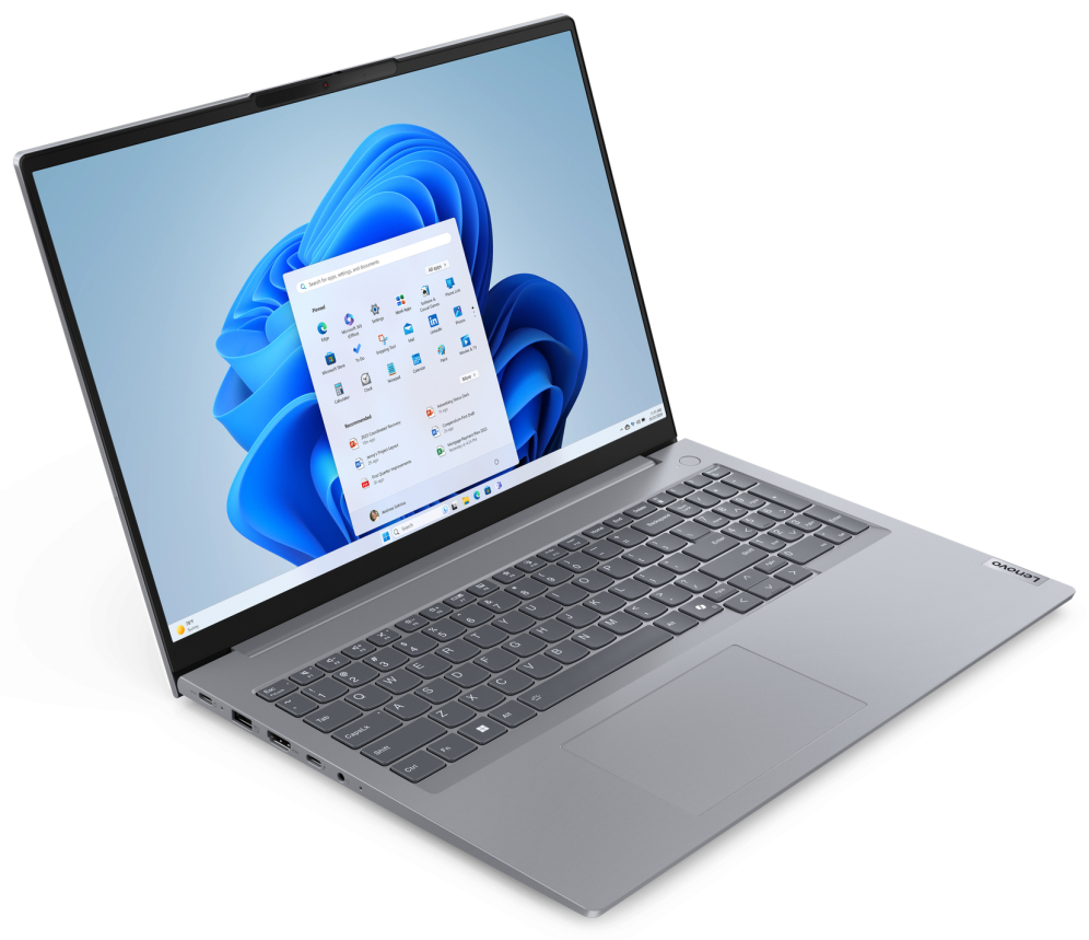 Lenovo ThinkBook 16 G7 ARP AMD Ryzen™ 5 7535HS Portátil 40,6 cm (16") WUXGA 16 GB DDR5-SDRAM 512 GB SSD Wi-Fi 6 (802.11ax) Windows 11 Pro Español Gris