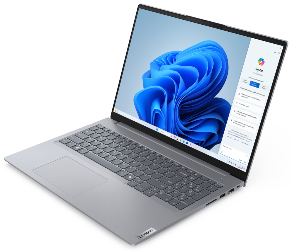 Lenovo ThinkBook 16 G7 ARP AMD Ryzen™ 5 7535HS Portátil 40,6 cm (16") WUXGA 16 GB DDR5-SDRAM 512 GB SSD Wi-Fi 6 (802.11ax) Windows 11 Pro Español Gris
