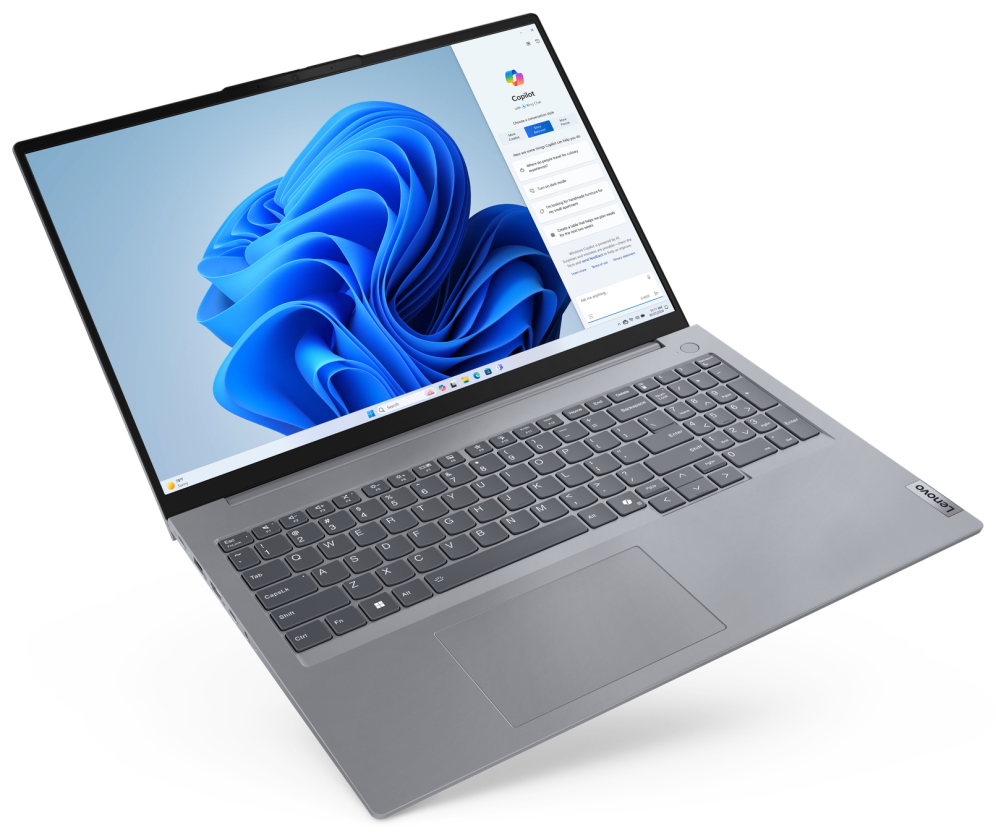 Lenovo ThinkBook 16 G7 ARP AMD Ryzen™ 5 7535HS Portátil 40,6 cm (16") WUXGA 16 GB DDR5-SDRAM 512 GB SSD Wi-Fi 6 (802.11ax) Windows 11 Pro Español Gris