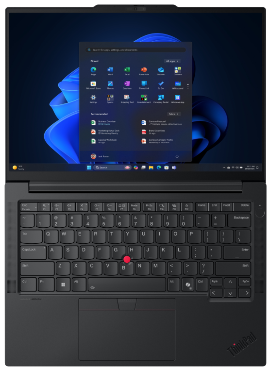Lenovo ThinkPad E14 Gen 7 (Intel) Copilot+ PC Intel Core Ultra 7 258V Portátil 35,6 cm (14") WUXGA 32 GB LPDDR5x-SDRAM 1 TB SSD Wi-Fi 6E (802.11ax) Windows 11 Pro Español Negro
