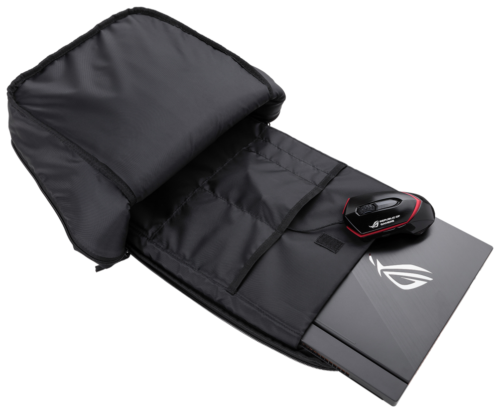 ASUS ROG Backpack BP1501G Holographic Edition 43,2 cm (17") Mochila Negro, Gris
