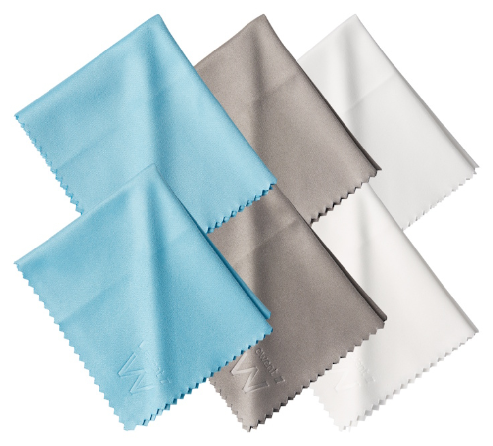 Ewent EW5635 trapo para limpiar Microfibra Azul, Gris, Blanco 6 pieza(s)