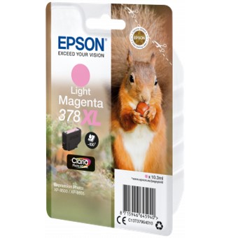 CARTUCHO TINTA EPSON C13T37964010 SINGLEPACK LIGHT MAGENTA 378XL CLARIA PHOTO HD INK ARDILLA
