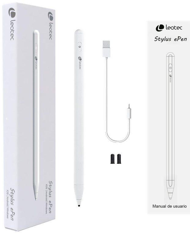 Leotec LESTP04W lápiz digital 13 g Blanco