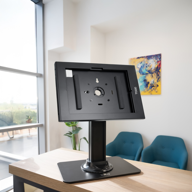 TooQ Marco Antirrobo para Tablets de 12,4” a 13”, Negro