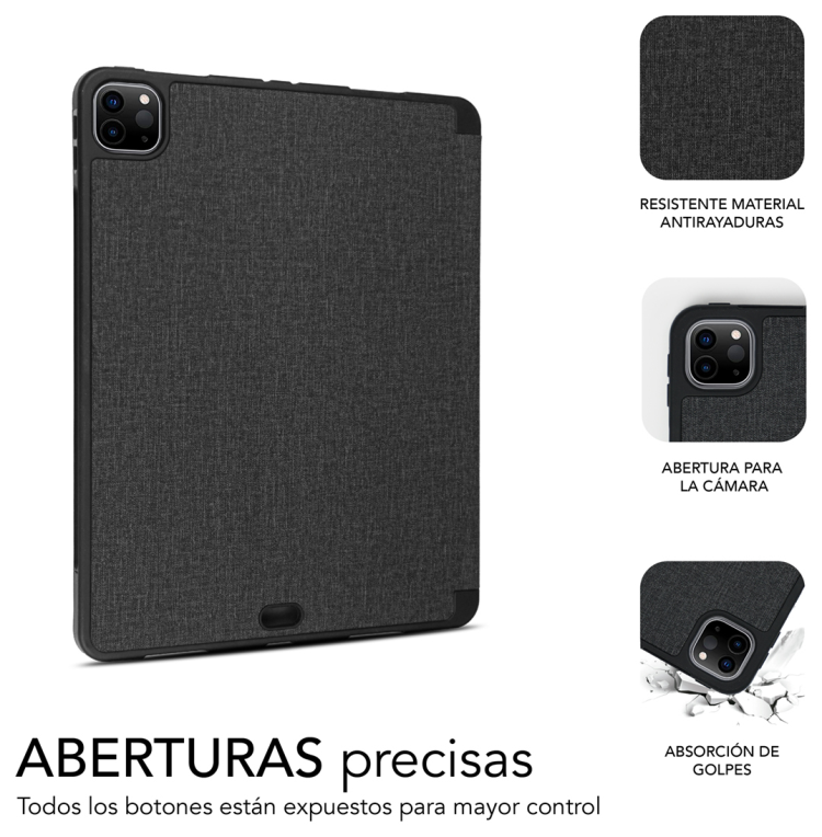 SUBBLIM Funda Tablet Shock Case iPad Pro 11” 2021/20/18 Negro