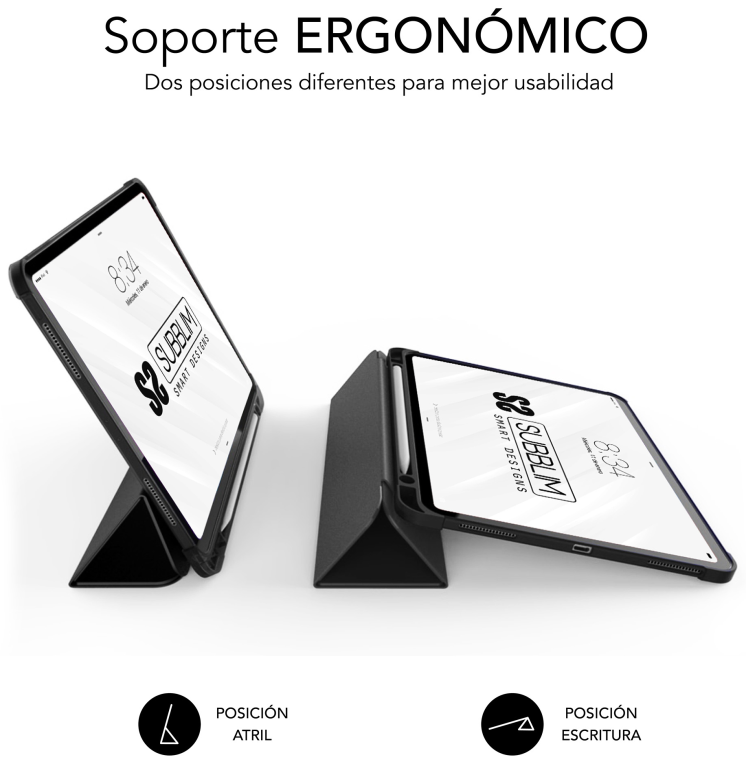 SUBBLIM SUBCST-5SC401 funda para tablet 27,9 cm (11") Folio Negro