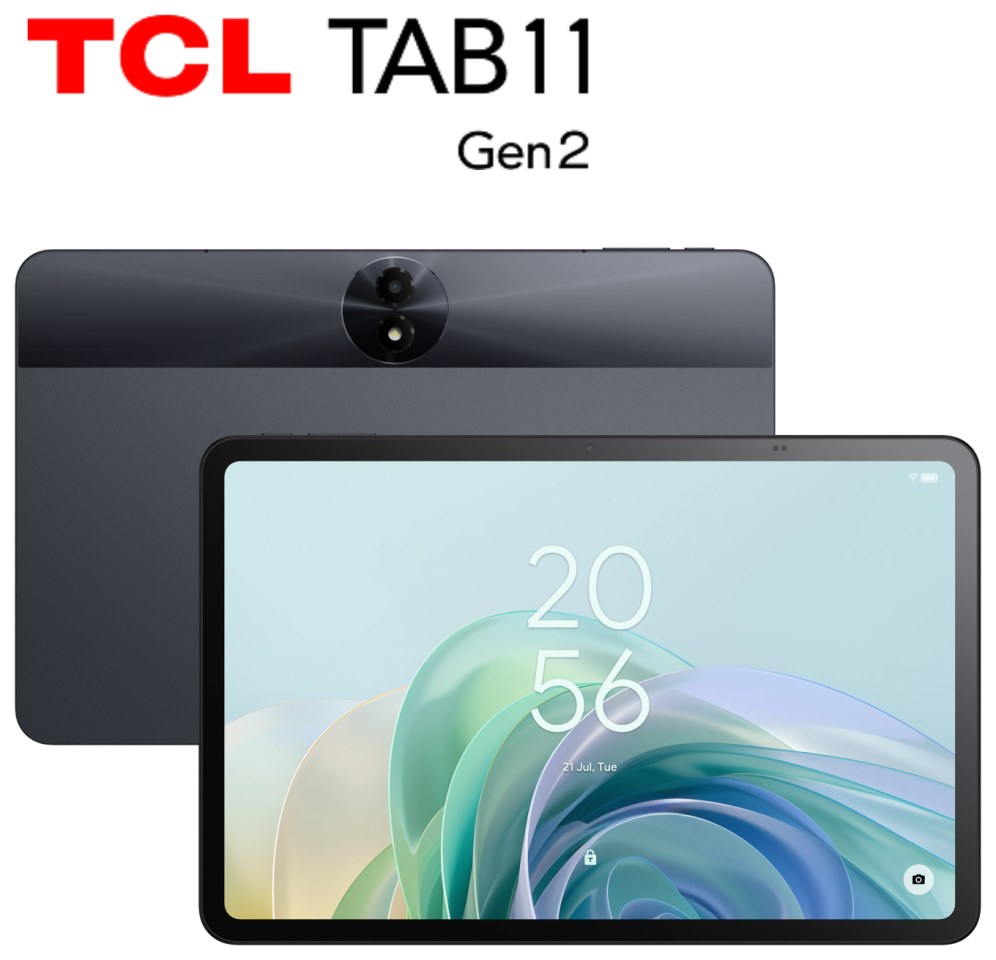 TCL TAB 11 Gen 2 Mediatek 256 GB 27,9 cm (11") 6 GB Wi-Fi 5 (802.11ac) Android 14 Gris