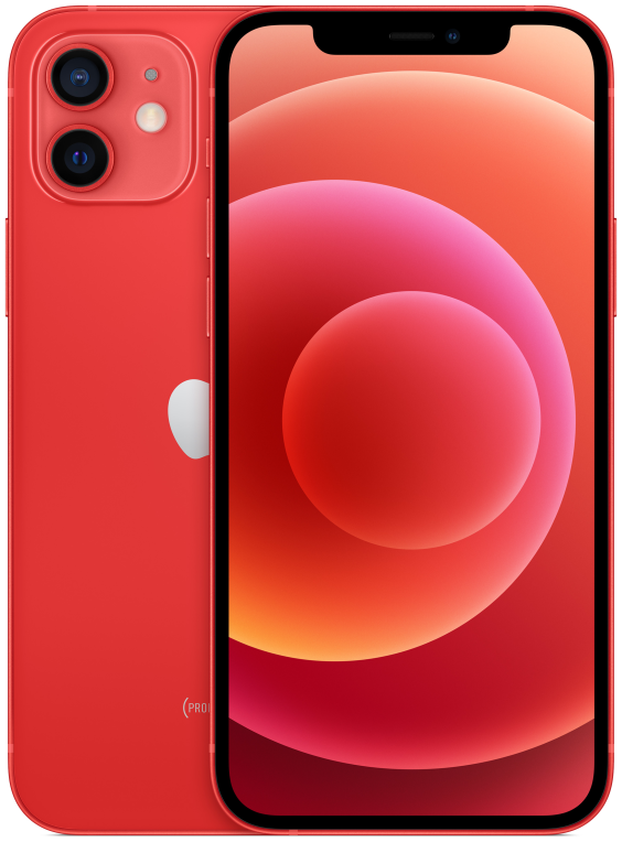 Apple iPhone 12 15,5 cm (6.1") SIM doble iOS 14 5G 64 GB Rojo