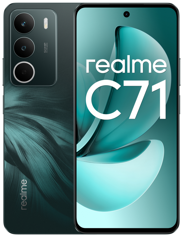 realme C71 16,9 cm (6.67") SIM doble Android 15 4G USB Tipo C 4 GB 256 GB 6000 mAh Verde