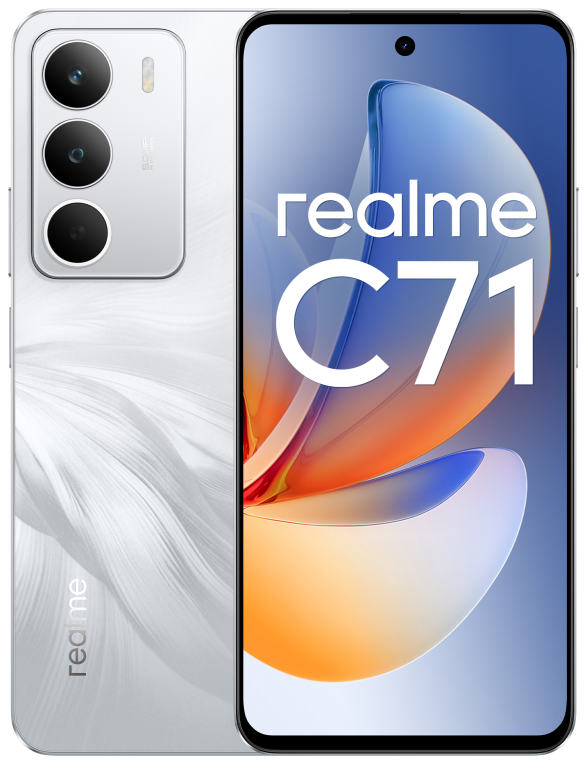 realme C71 16,9 cm (6.67") SIM doble Android 15 4G USB Tipo C 4 GB 256 GB 6000 mAh Blanco