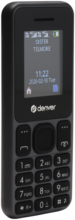 Denver FAS-1880L smartphones 4,5 cm (1.77") USB tipo A 800 mAh Negro