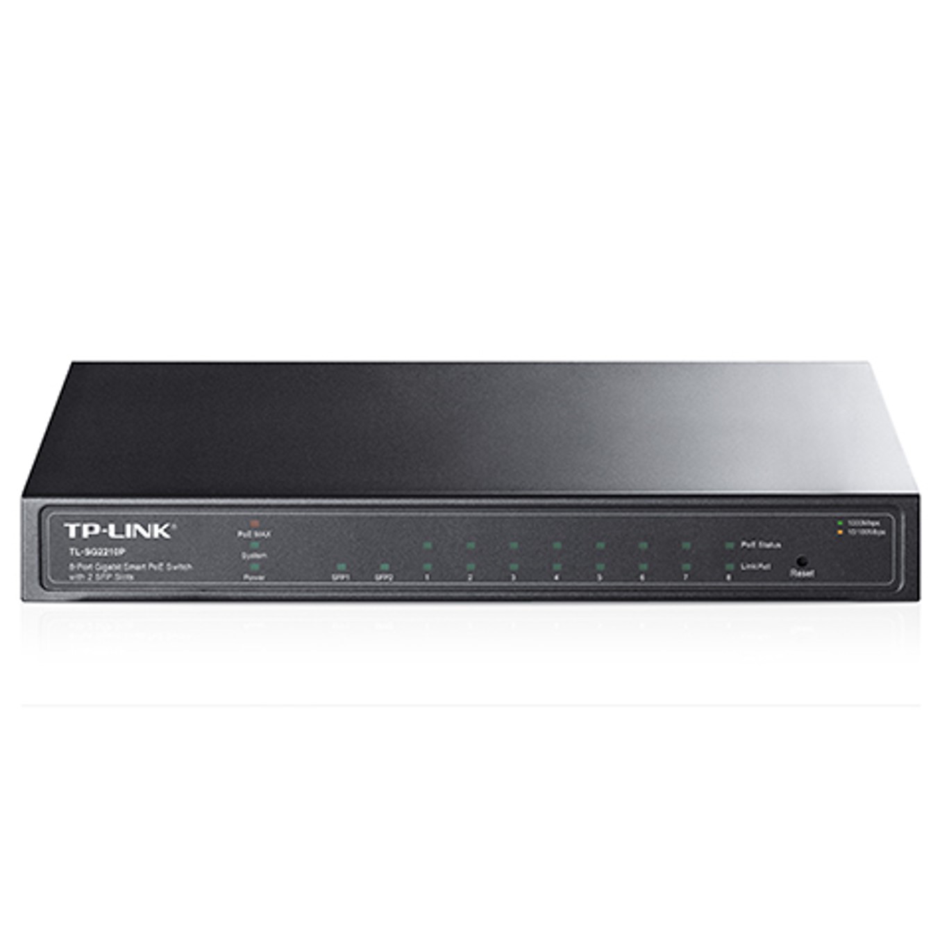 SWICHT 8 PUERTOS 10/100/1000 + 2 PTOS SPF POE 53W TP-LINK