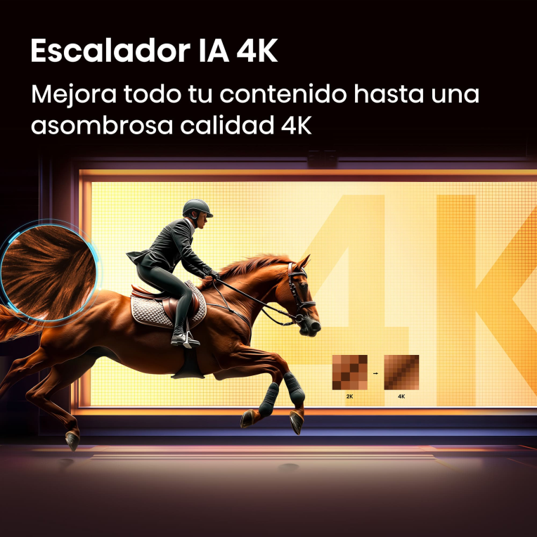 Hisense 75E7S Televisor 190,5 cm (75") 4K Ultra HD Smart TV Wifi Negro 350 cd / m²