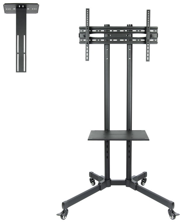 TooQ FS1470M-B soporte para pantalla de señalización 177,8 cm (70") Negro