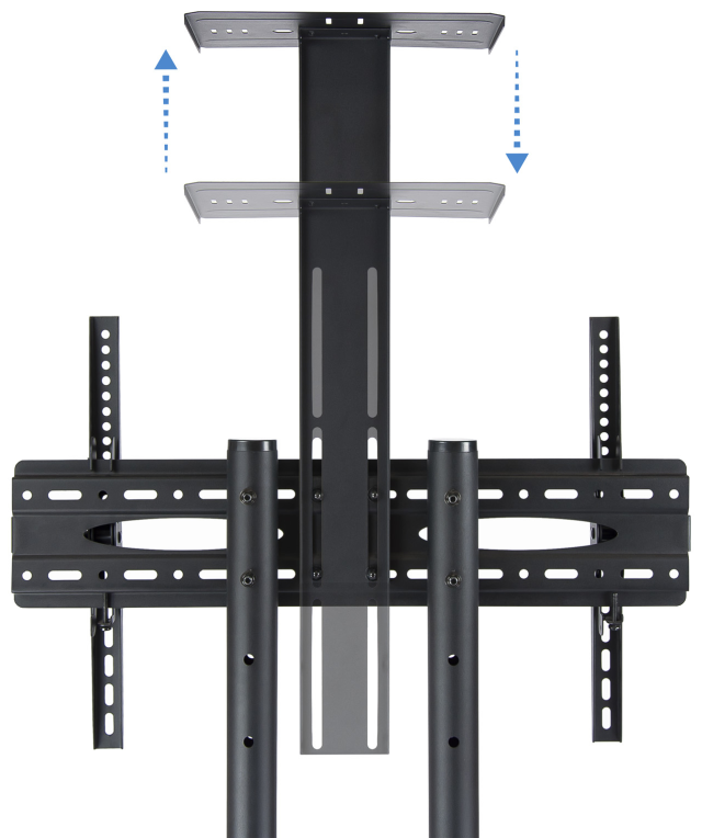 TooQ FS1470M-B soporte para pantalla de señalización 177,8 cm (70") Negro