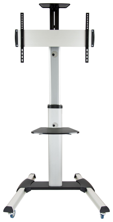 TooQ FS1870M-B soporte para pantalla de señalización 94 cm (37") Negro, Plata