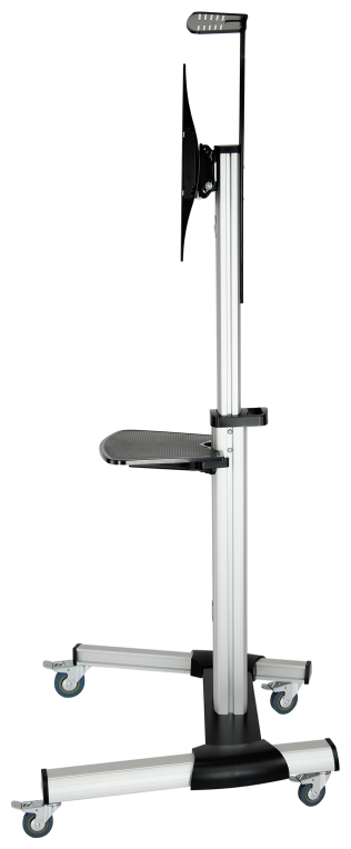 TooQ FS1870M-B soporte para pantalla de señalización 94 cm (37") Negro, Plata