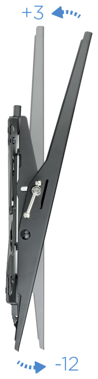 TooQ LP4391T-B soporte para TV 2,29 m (90") Negro