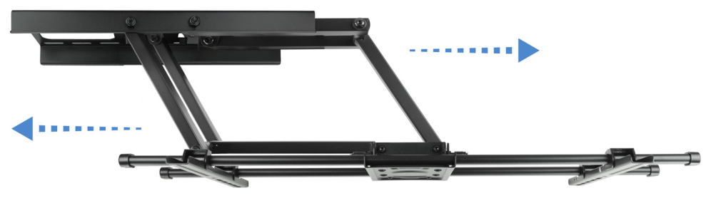 TooQ LP3790TN-B soporte para TV 2,29 m (90") Negro