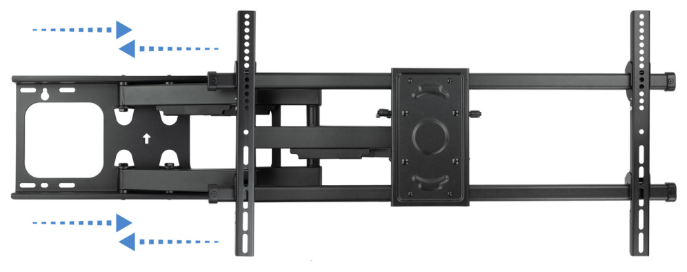 TooQ LP3790TN-B soporte para TV 2,29 m (90") Negro