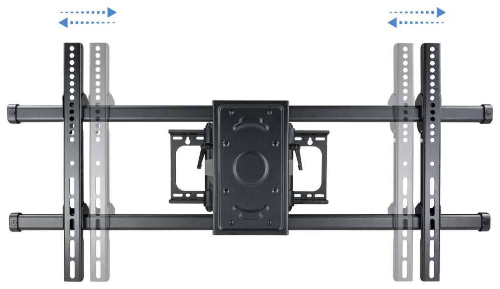 TooQ LP3790TN-B soporte para TV 2,29 m (90") Negro