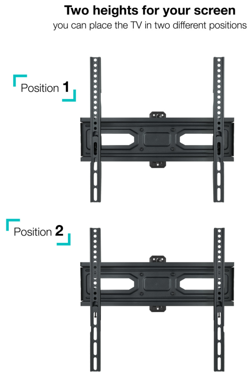 TooQ Soporte de pared para pantallas 32”- 55”