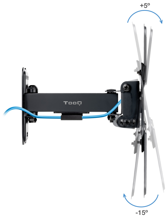 TooQ LP1343TN-B soporte para TV 109,2 cm (43")