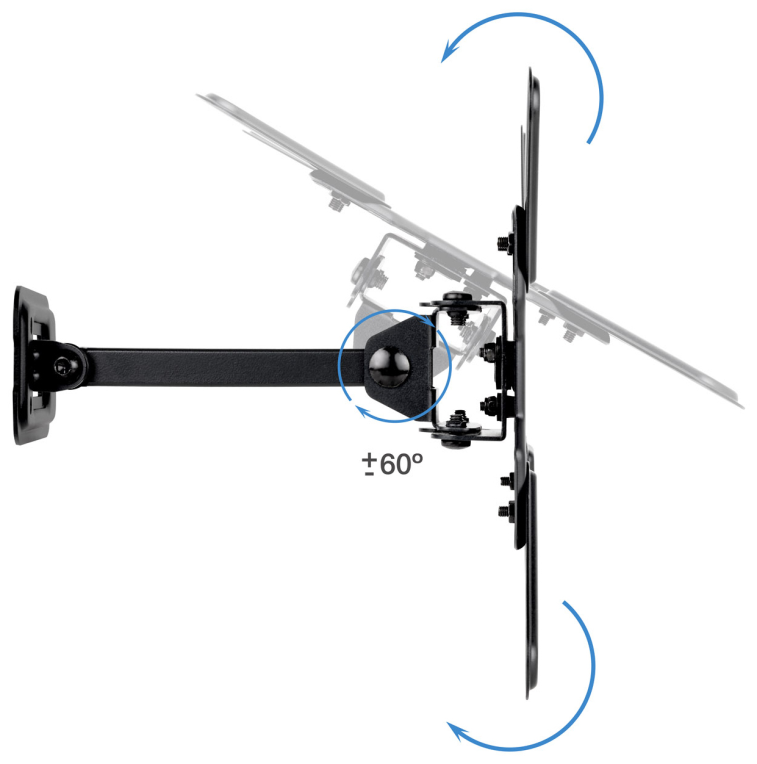 TooQ LP1343TN-B soporte para TV 109,2 cm (43")