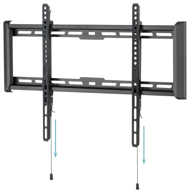 TooQ Soporte Fijo de pared para pantallas 37"- 80", Negro