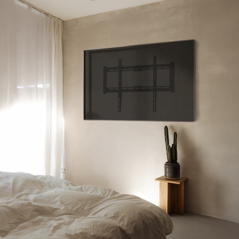 TooQ Soporte Fijo de pared para pantallas 37"- 80", Negro