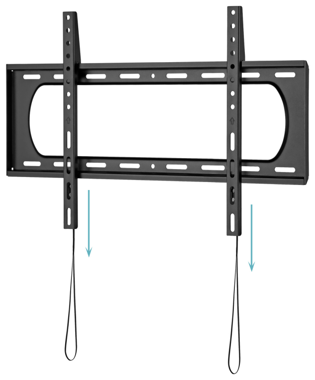 TooQ Soporte Fijo de pared para pantallas 37"- 80", Negro